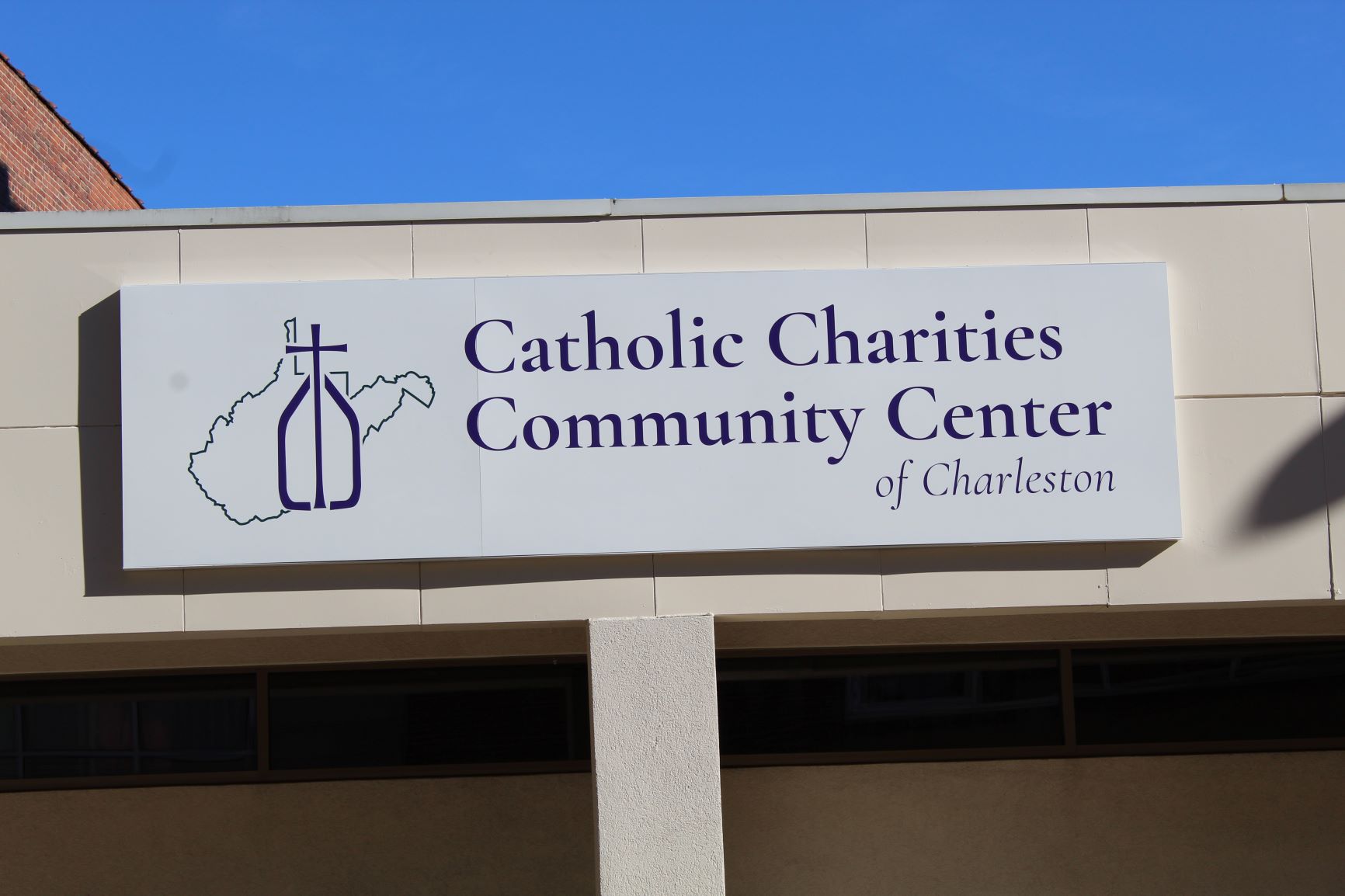 Catholic Charities Community Center on Quarrier Street in Charleston, West Virginia